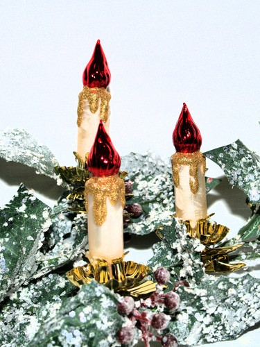 Christbaumschmuck kerze auf - christbaumschmuck,